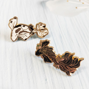 Cartoon <span class=keywords><strong>Horror</strong></span> Zwart Custom Metalen Badge Broche Halloween Gepersonaliseerd Logo Zacht Metalen Ambachtelijke Emaille Reversspeldjes - Product Image 4