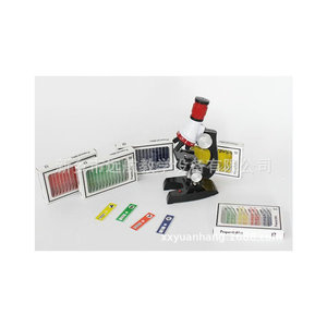 Doce portaprobadores biológicos de plástico para microscopios de laboratorio infantiles, con traducciones en inglés y chino, modelo de célula vegetal - Product Image 5