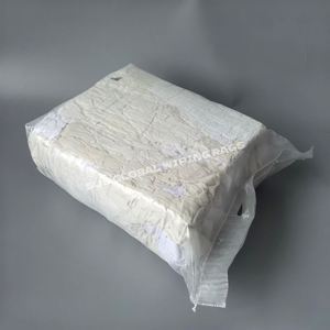 Trapos de Limpieza de Algodón 100% Reciclado, Trapos de Felpa Blancos para Limpieza, Trapos de Algodón Blancos 1.5kg - Product Image 1