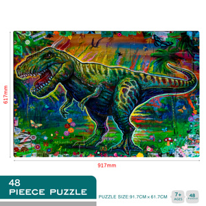 Đồ Chơi Giáo Dục Mô Hình Giấy Xếp Hình Trên Sàn 48 Mảnh Cho Trẻ Em Nhà Máy Xếp Hình Sản Phẩm Học Tập Sớm Cho Trẻ Em Bán Chạy Montessori - Product Image 3