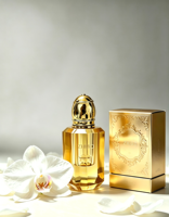 Flacon d'essence en verre cristal de luxe 12 ml, rechargeable, avec bouchon à vis, emballage cosmétique