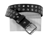 Accesorios de Cinturón de Cuero Genuino Personalizados, Detalle de Ojal Negro, Hebilla Personalizada, Marca Privada OEM/ODM, Venta al por Mayor, Estilo Retro Urbano