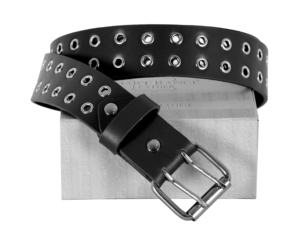 Accesorios de Cinturón de Cuero Genuino Personalizados, Detalle de Ojal Negro, Hebilla Personalizada, Marca Privada OEM/ODM, Venta al por Mayor, Estilo Retro Urbano - Product Image 1