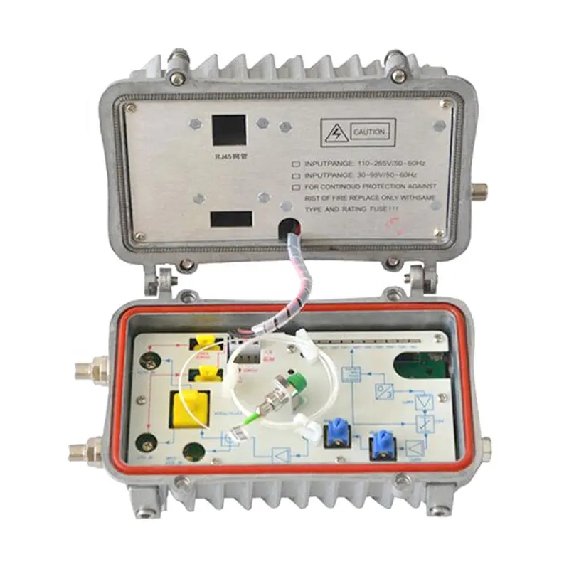 FTTH/FTTB CATV ricevitore ottico 1100 ~ 1600nm SC/APC televisione digitale ricevitore ottico con funzione AGC apparecchiature in fibra ottica