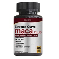 Capsules Énergétiques Multi-ingrédients Naturelles de Qualité Alimentaire pour Adultes : Maca Noire, Tribulus, Dong Quai, Fenugrec - 60 Gélules Personnalisables