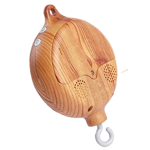 Móvil de Cuna <span class=keywords><strong>para</strong></span> Bebé de Madera con Batería, 35 Melodías, Tarjeta TF, Conexión Inalámbrica, Campana de Cama de Plástico - Product Image 1