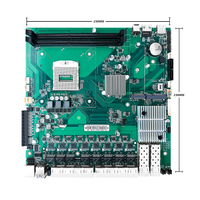 Carte mère Intel Z87, 4ème génération Core I3 I5 I7, DDR3 MAX 32 Go, 8 ports LAN Gigabit et 2 ports 82599 10G, routeur logiciel, serveur