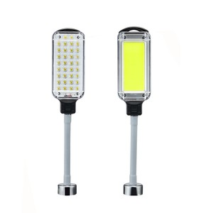 Lampe <span class=keywords><strong>de</strong></span> secours rechargeable à main avec base magnétique, lampe <span class=keywords><strong>de</strong></span> travail LED COB pour réparation automobile avec <span class=keywords><strong>crochet</strong></span> - Product Image 5