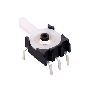 Interruptor de límite compacto RES-G01, 5 pines horizontal (montaje a través de orificio) con actuador blanco, mecanismo de reinicio basculante de lado a lado - Product Image 3