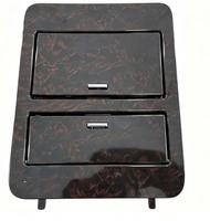 Console de toit supérieure en bois grainé avec porte-gobelets et porte-lunettes pour GMC YUKON/TAHOE 2007-2014