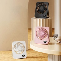 2026 Neue Modische Sommer Faltbare Handventilatoren Leiser Wandventilator Tragbarer USB-Elektro-Tischventilator mit Fünf Geschwindigkeiten und Hoher Leistung