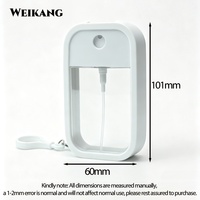 Mini flacon pulvérisateur portable 38ml 50ml rechargeable en forme de carte, vaporisateur à fine brume