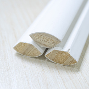 Moulures en bois décoratives blanches imperméables à prix de gros, moulures en bois apprêtées - Product Image 1