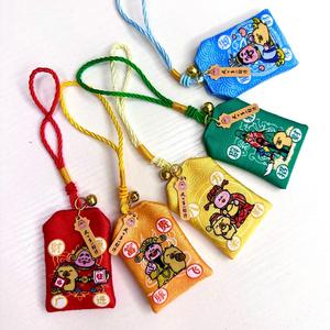 Shinypop Sac porte-bonheur japonais personnalisé avec logo, Sachet <span class=keywords><strong>de</strong></span> prière, Sac en soie pour <span class=keywords><strong>meilleurs</strong></span> vœux, Pendentifs breloques Omamori à suspendre - Product Image 4