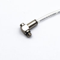 Raccords rapides en métal pour tubes de 1/8 pouce (3 mm) M5, norme britannique, pour machines à sous-vêtements, pneumatiques haute pression