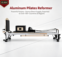 MJD Aluminium Pilates Reformer, ein Hochwertiges Pilates Core-Bett, Geeignet für Yoga und Kernkraftübungen