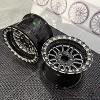 Jantes en alliage d'aluminium forgé tout-terrain 15 17 18 pouces, jantes à double beadlock pour voitures de course tout-terrain extrêmes
