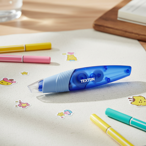 Cinta Correctora con Logotipo Personalizado, Bolígrafo Retráctil, Borrador Ergonómico, Material Escolar, Papelería <span class=keywords><strong>de</strong></span> Oficina, para Estudiantes - Product Image 3