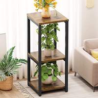 Meilleures ventes : Étagère à plantes moderne en métal à 3 niveaux pour salon, balcon, jardin, support de rangement pour fleurs et plantes d'intérieur