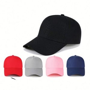 5 Panels Custom Logo Printing Cotton Baseball Cap Sporty Outdoor Golf Climbing 5 Pieces Embroidery logo Baseball <b>Hats</b> - Product Image 1