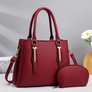 Bolso Bandolera Retro <span class=keywords><strong>de</strong></span> Cuero PU para Mujer, para <span class=keywords><strong>Suegra</strong></span> <span class=keywords><strong>de</strong></span> Mediana Edad, Gran Capacidad, Tres Correas, Cierre <span class=keywords><strong>de</strong></span> Poliéster - Product Image 4
