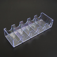 Plateau à jetons de poker 40 mm, dernier modèle 2024, ensemble de 100 jetons de poker, boîtes de rangement en plastique transparent PS sans jetons