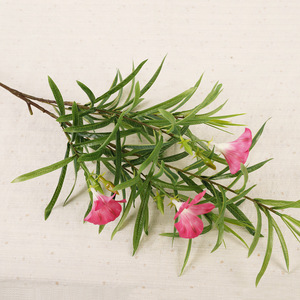 Flor Artificial de Gloría de la Mañana Verde Luli de 7 Ramas, 100 cm de Altura, Flor de Seda Plástica de Simulación Realista para Decoración del Hogar y Bodas - Product Image 2