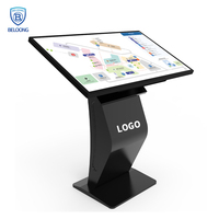 Kiosco con Pantalla Táctil de 50 Pulgadas, Kiosco de Información Digital con Pantalla Táctil Horizontal