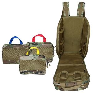 ARTEX 1000D Polyester <b>Medical</b> Tactical Backpack with Three Small PVC Lined <b>Bags</b> New Design for First Aid Survival - Product Image 6