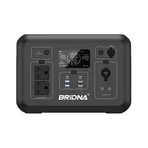 South Africa Bridna UPS Outdoor Lifepo4 Portable Generator Camping Battery Solar Power Station