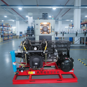 เครื่องอัดอากาศแบบระบายความร้อนด้วยอากาศและน้ำ 15KW 20HP 1.2 ลูกบาศก์เมตร/นาที บูสเตอร์แรงดันสูง 40 บาร์ 30 บาร์ แบบลูกสูบ สำหรับการเป่าขวด PET - Product Image 3