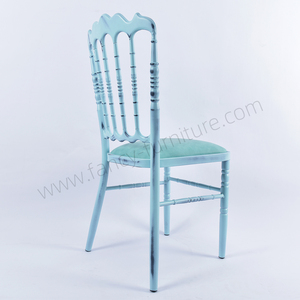 Chaise de Mariage Napoléon à Cadre Bleu Style Antique – Mobilier Hôtelier Durable pour Location de Fêtes et Salles d'Événements – Prix Économique - Product Image 4