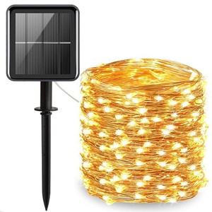 Solar <b>String</b> <b>Lights</b> 100-200 Lamps LED Copper Wire Outdoor Garden Patio Lighting IP44 Solar Powered - Product Image 4