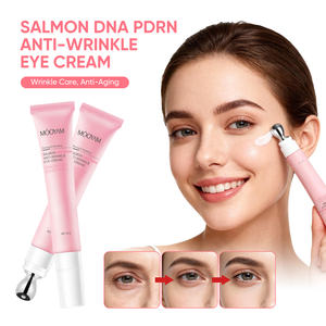 Crème pour les yeux au saumon MOOYAM - Anti-rides et réducteur de cernes - Crème de soin pour les yeux pour tous types de peaux - Utilisation de jour - Product Image 2