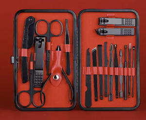 Ensemble de manucure professionnel à usage unique, 7 pièces, en acier inoxydable - Product Image 3