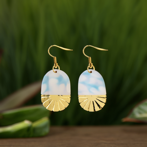 Pendientes de Moda, Acero Inoxidable 316L, Baño de Oro PVD, Joyería Sostenible y Resistente - Product Image 3