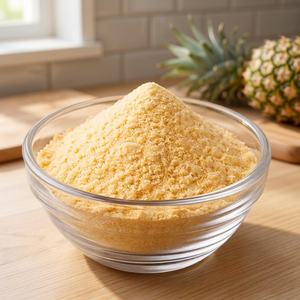Polvo de Piña Liofilizado de Primera Calidad, 100% Polvo de Fruta Real, Etiqueta Limpia, Ingrediente de Grado Alimenticio para Bebidas y Repostería - Product Image 3