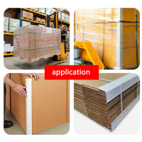 Protège-angles en carton ondulé et papier kraft - pour palettes et emballage