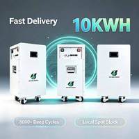 Batterie LiFePO4 montée sur rack 10kWh 20kWh 30kWh 51.2V 200Ah 400Ah 600Ah Stockage d'énergie domestique BMS CE
