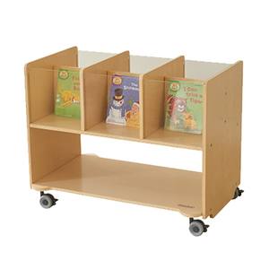 Estantería de libros para guardería, estantería de madera para preescolar, estantería Montessori para libros de guardería, muebles para el hogar - Product Image 4