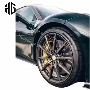 Jantes en fibre de carbone véritable personnalisées pour Ferrari SF90 F8 488 812 F12 296GTB, moyeux de roue forgés pour <span class=keywords><strong>voiture</strong></span> - Product Image 2