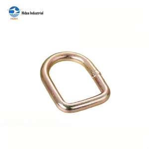 Anneau d'ancrage de sangle de fixation <span class=keywords><strong>Delta</strong></span> de 3 pouces, robuste, de sécurité industrielle HIDEA, résistant à la rouille, zingué, 10 000 kg - Product Image 4