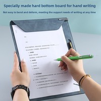 Classeur presse-papiers magnétique A4/A5 avec porte-stylo Notes de réunion et bloc-notes Rangement de documents et porte-menu
