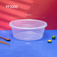 Contenant alimentaire empilable en plastique PP de haute qualité, sans BPA, compatible micro-ondes, grande boîte à lunch, bol à riz, moulé par injection