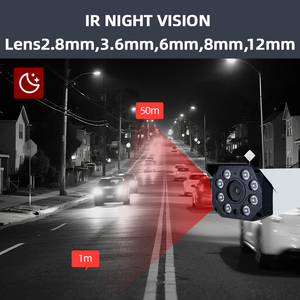 4K 8MP 5MP POE HD IP IR Bullet-Kamera für den Außenbereich mit Zwei-Wege-Audio, 8 Stk. IR-LEDs, IR-CUT Nachtsicht, Wasserdicht nach <span class=keywords><strong>IP66</strong></span>, <span class=keywords><strong>CCTV</strong></span>-Überwachungskameras - Product Image 4