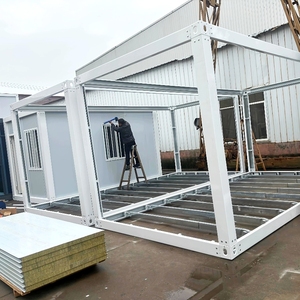 Conteneur portable à structure métallique pour maison préfabriquée, 20 pieds, 40 pieds, emballage plat sans mur, pour maison conteneur - Product Image 2