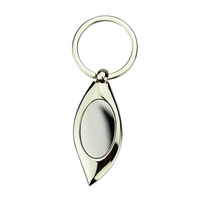 Porte-clés en métal gravé personnalisé, plaque vierge en alliage de zinc, nickel satiné, plaqué or, cadeau d'entreprise, vente chaude