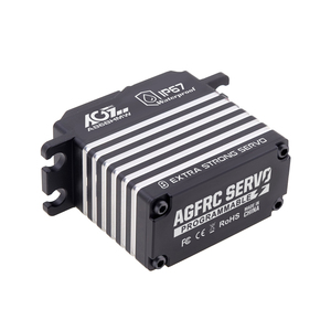 AGFRC - Engranaje Metálico sin Escobillas para RC, 55 kg de Torque, 0.110s, Resistente al Agua IP67, para Autos/Barcos RC 1/8 - Product Image 1
