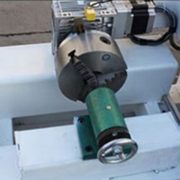 Machine à graver CNC miniature en bois JX Rotary Infront avec dispositifs de gravure ronds