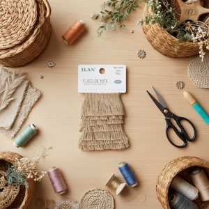 Frangia in Iuta ILAN 4cm 1M per Decorazioni Artigianali - Product Image 3